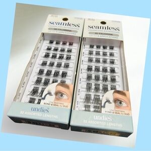 Ardell False Eyelashes-Seamless Undies Wispies-3DFAUXMIK32ct -Set of Two Boxes